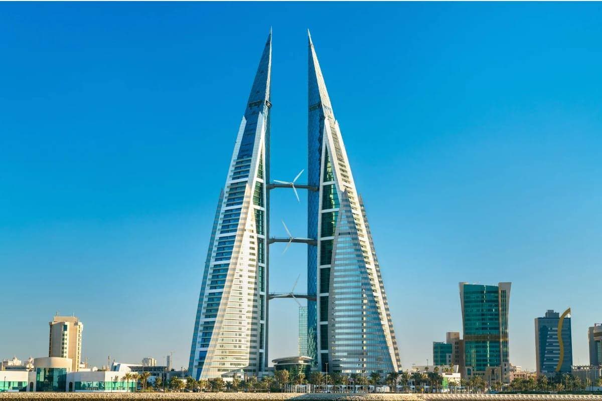 Elite Bahrain bridge transfers featuring luxury architecture